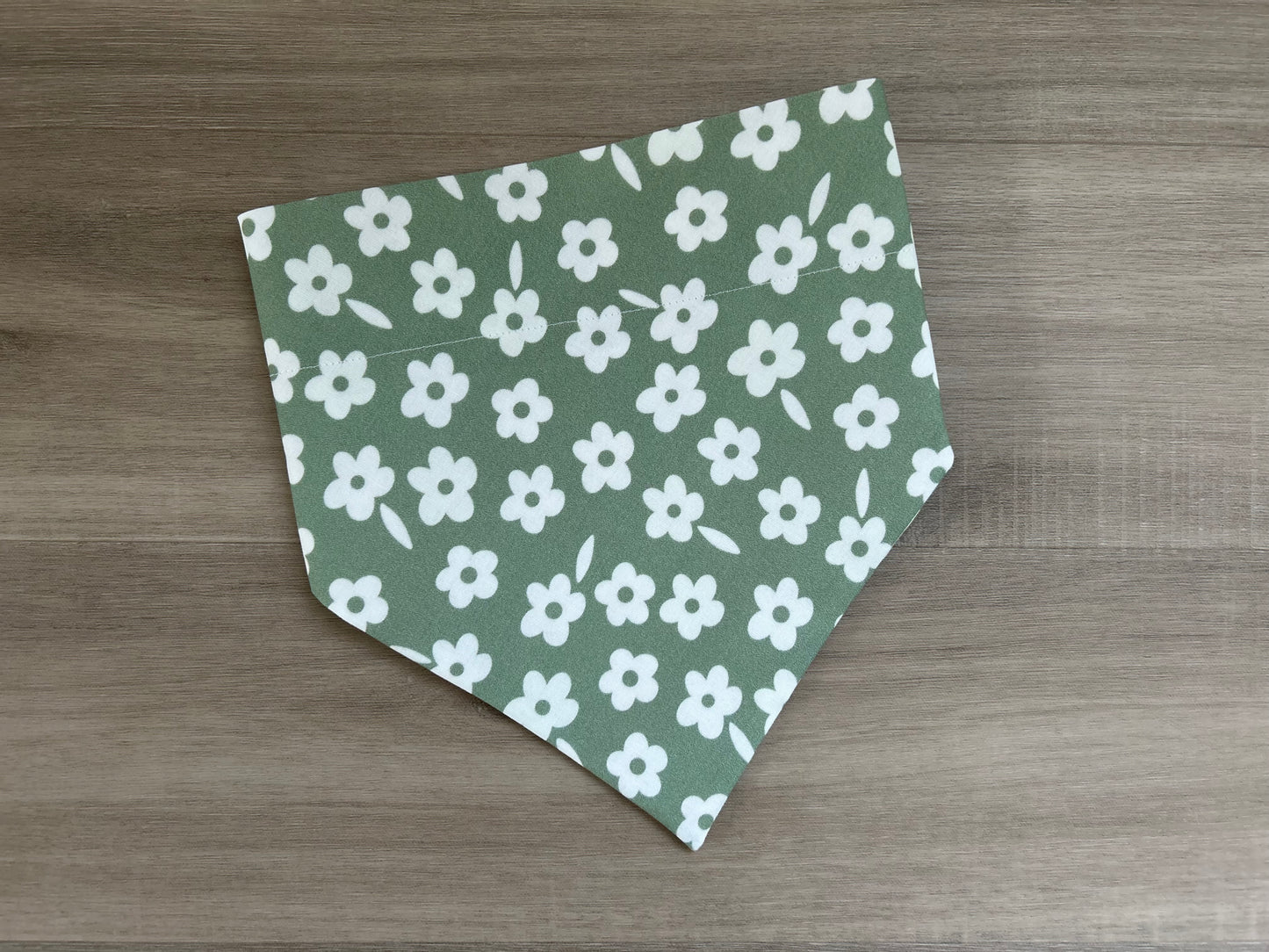 Olive Floral Dog Bandana