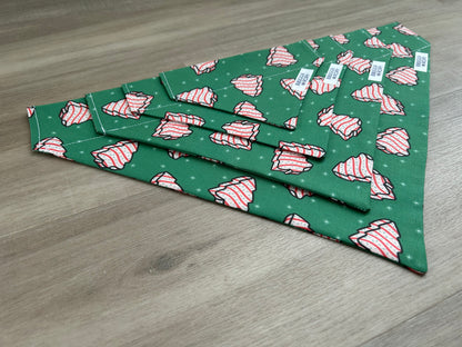 Christmas Tree Cakes Dog Bandana