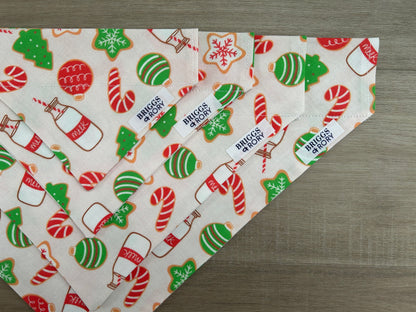 Christmas Cookies Dog Bandana