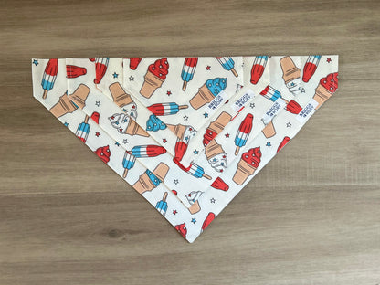 Summer Ice Cream Dog Bandana