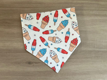 Summer Ice Cream Dog Bandana