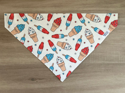 Summer Ice Cream Dog Bandana