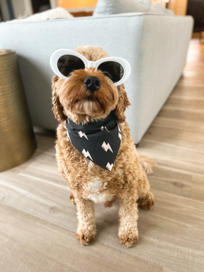 Lightning Bolt Dog Bandana