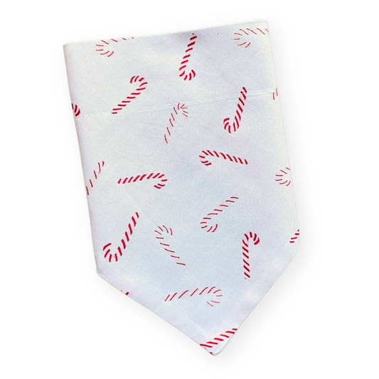 Candy Cane Dog Bandana