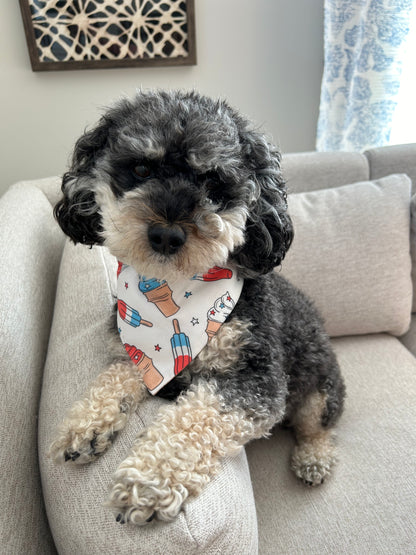 Summer Ice Cream Dog Bandana