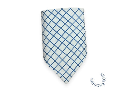 Blue Hand-drawn Squares Dog Bandana