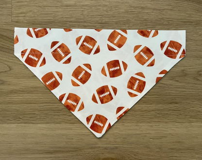 Football Over the Collar Dog Bandana