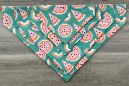 Watermelon Over the Collar Dog Bandana