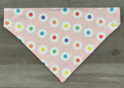 Mini Daisy Over the Collar Dog Bandana