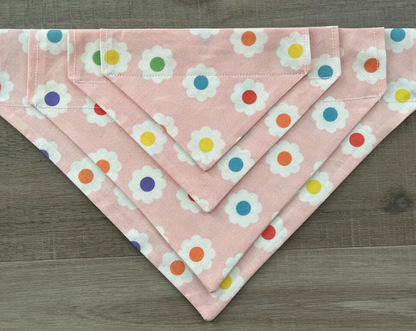 Mini Daisy Over the Collar Dog Bandana