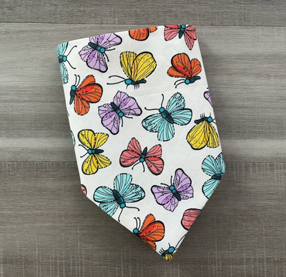 Butterfly Over the Collar Dog Bandana