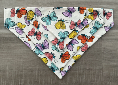 Butterfly Over the Collar Dog Bandana