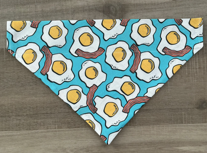 Eggs & Bacon slip on Dog Bandana