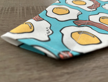 Eggs & Bacon Over the Collar Dog Bandana