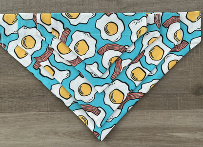 Eggs & Bacon Over the Collar Dog Bandana