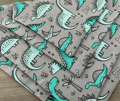 Dinosaur Over the Collar Dog Bandana