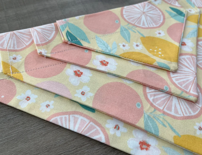 Lemons & Grapefruit Dog Bandana