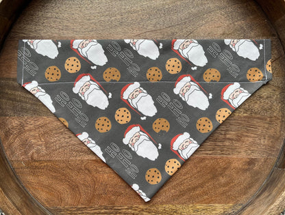 Santa Cookies Over the Collar Dog Bandana