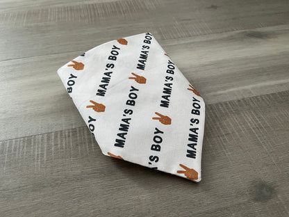 Mama’s Boy Over the Collar Dog Bandana