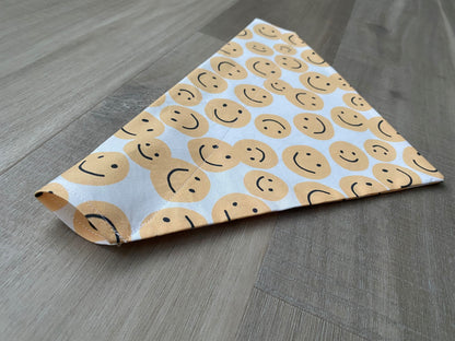 Over the Collar Smiley Face Dog Bandana