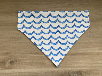 Beach day reversible dog bandana