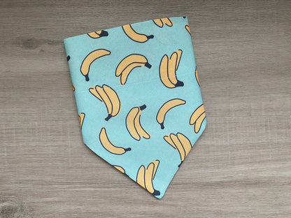 Banana Over the Collar Dog Bandana