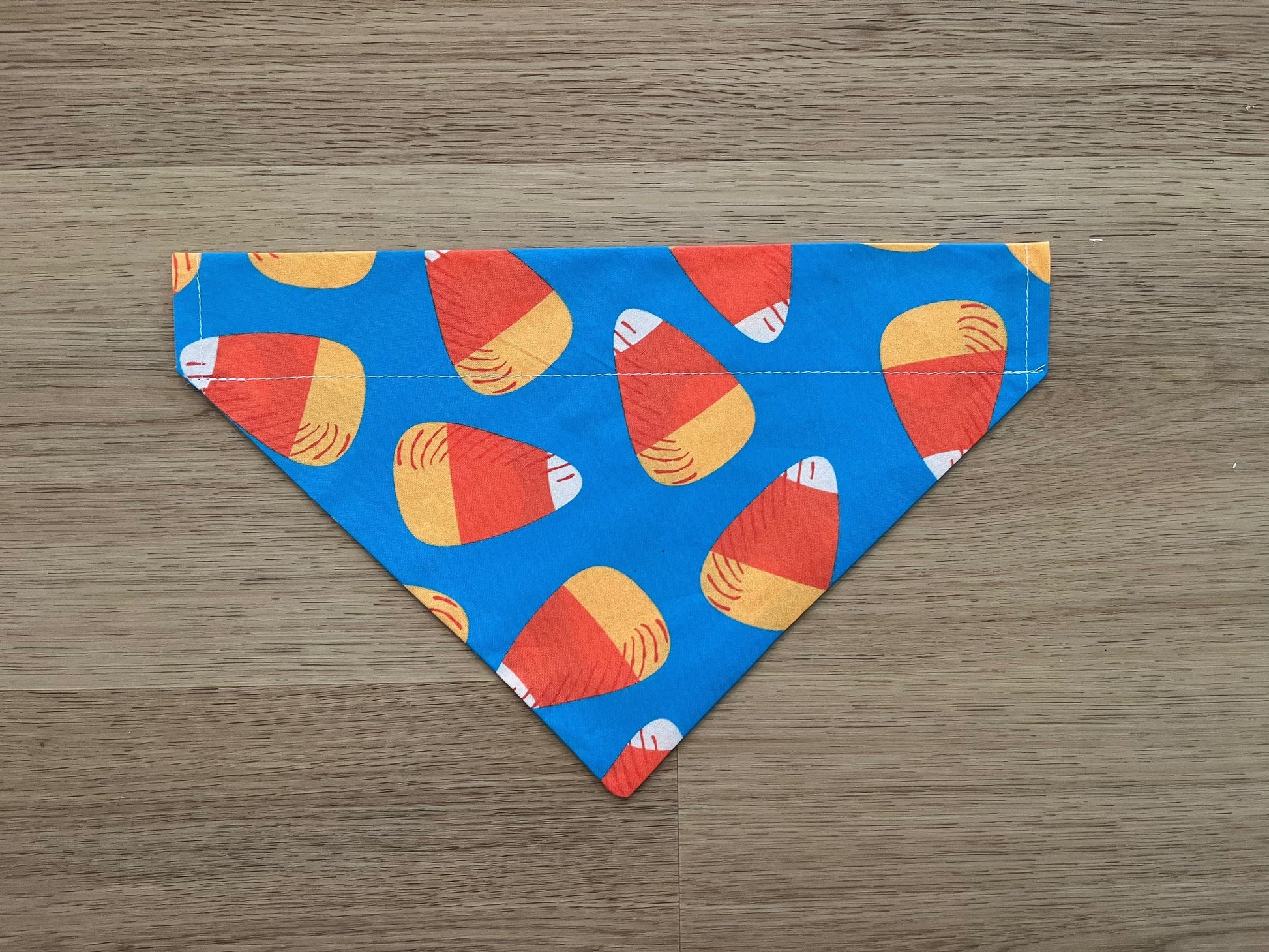 Candy Corn Over the Collar Dog Bandana