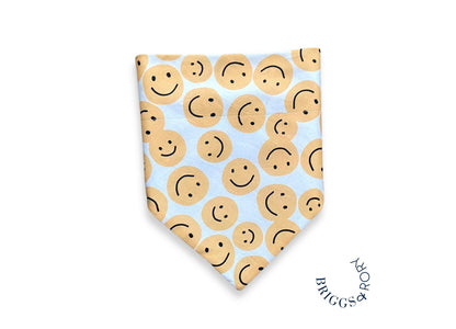 Smiley Face Dog Bandana