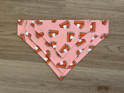 Pumpkin Pie Over the Collar Dog Bandana