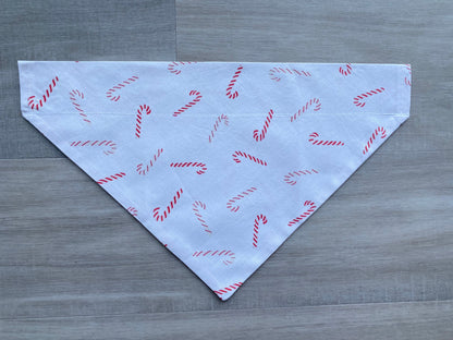 Candy Cane Dog Bandana