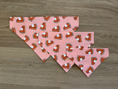 Pumpkin Pie Over the Collar Dog Bandana