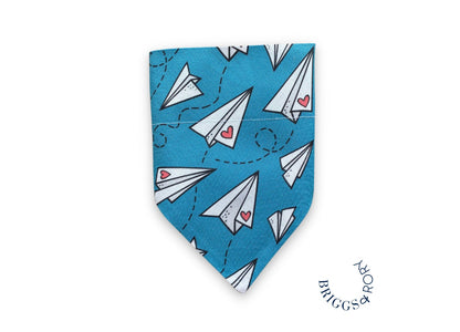 Paper Airplane Dog Bandana